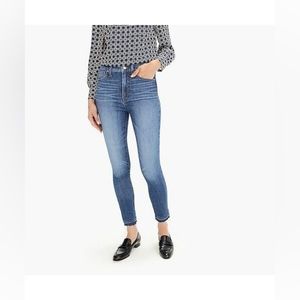 J Crew 10" High-Rise Toothpick Jeans